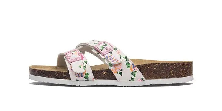COSMAGIC  New Summer Cork Slippers Women Casual Solid Color Flip Flops Holiday Beach Outside Slides Shoe